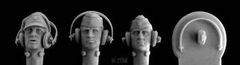 3 Heads WWII SS Tankmen Trim headband