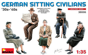 German Sitting Civilians