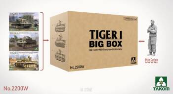 Tiger I Big Box MID+LATE+MID +1/16 Otto Carius