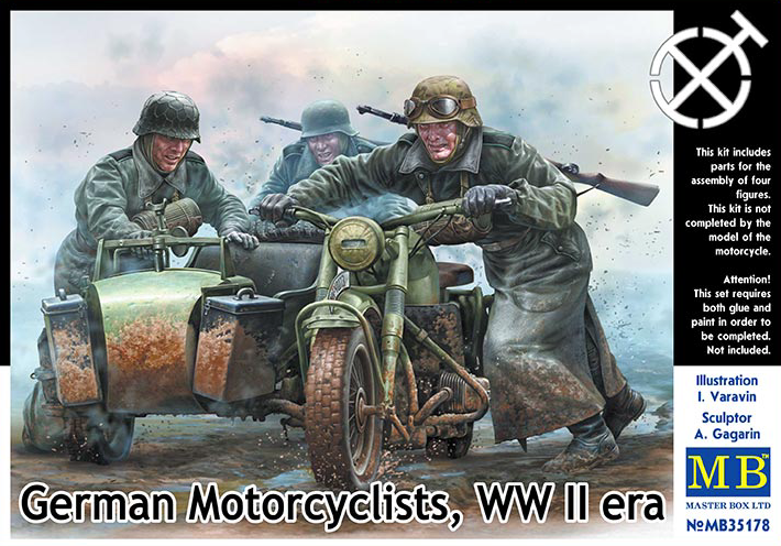 German Motorcyclists WWII era