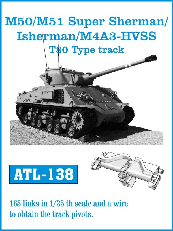 M50/M51 Super Sherman HVSS T80