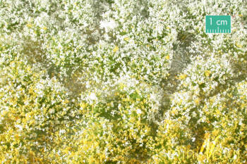 Kępki kwiatowe - żółte białe